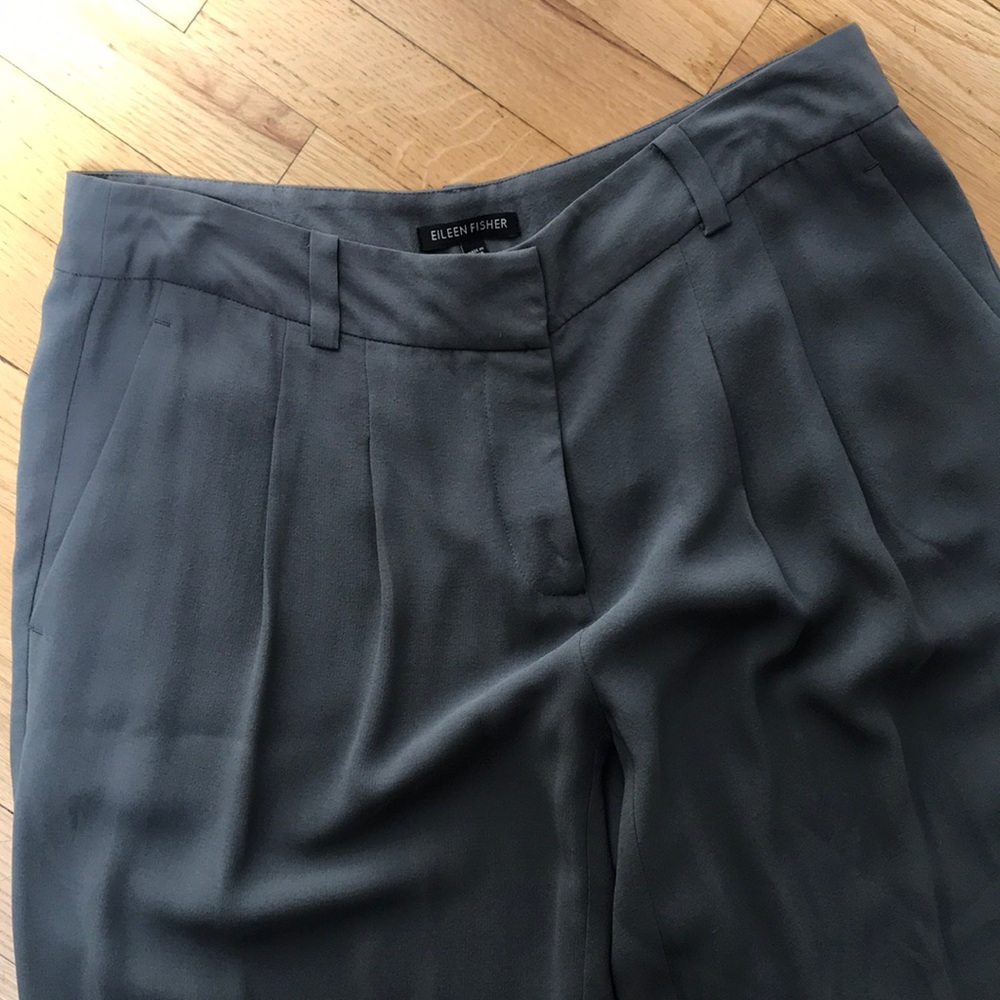 Eileen Fisher silk pants size small